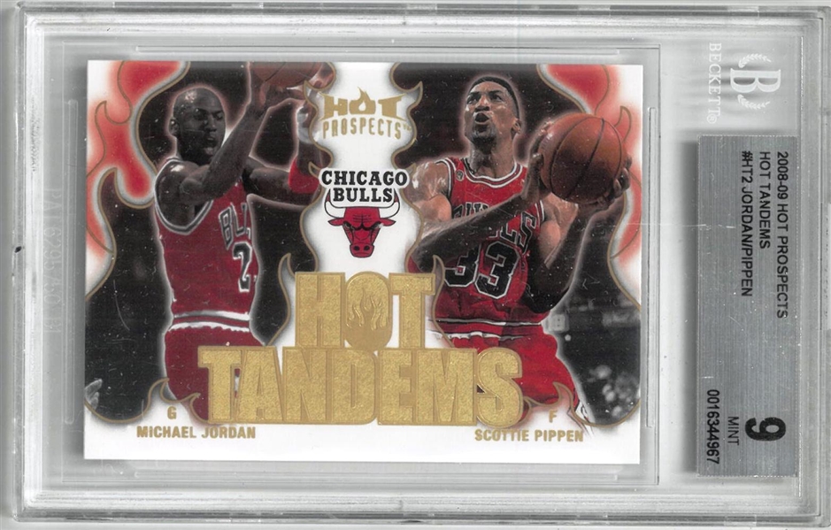 Jordan/Pippen BGS 9 2008-09 Hot Prospects