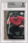 Tiger Woods BGS 9 2001 Upper Deck Stat Leaders