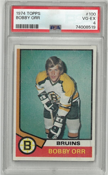Bobby Orr PSA 4 1974 Topps