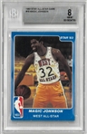 Magic Johnson BGS 8 1983 Star All Star Game