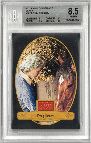Penny Chereny 1/1 BGS 8.5 2012 Panini Golden Age - Secretariat Owner