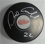 Dino Ciccarelli Autographed Red Wings Puck