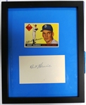 Bert Hamric Autographed Framed Display
