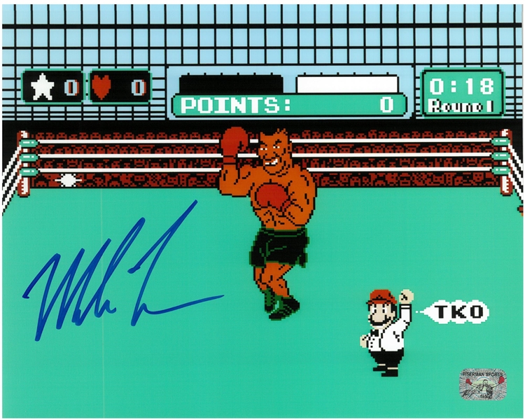 Mike Tyson Autographed 8x10