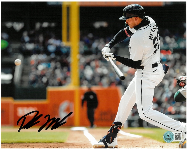 Parker Meadows Autographed 8x10