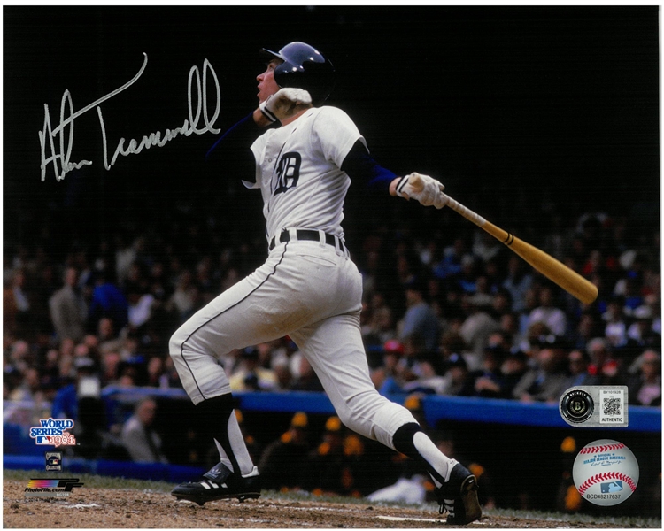 Alan Trammell Autographed 8x10