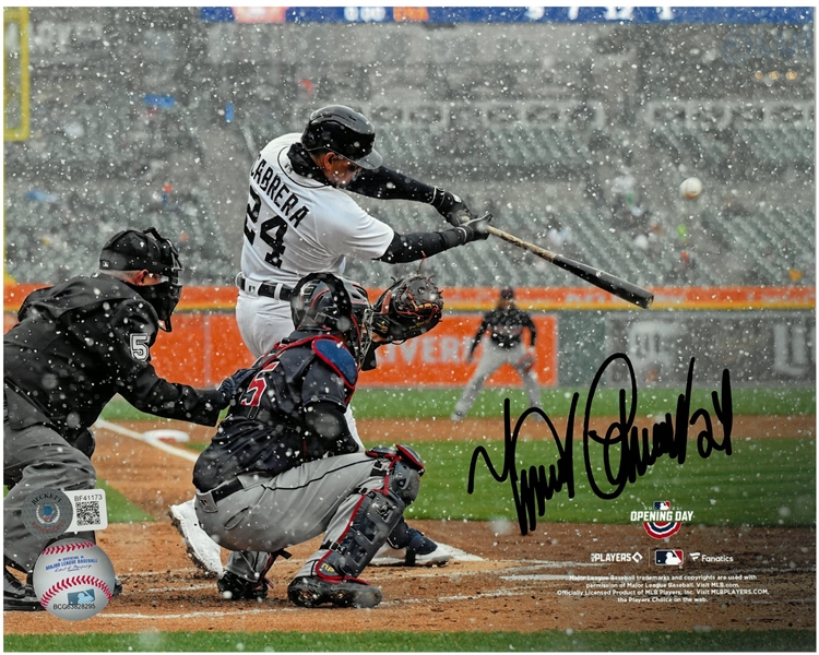 Miguel Cabrera Autographed 8x10