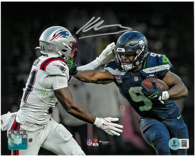 Kenneth Walker III Autographed 8x10