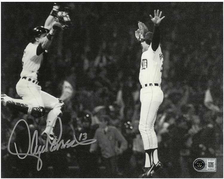 Lance Parrish Autographed 8x10
