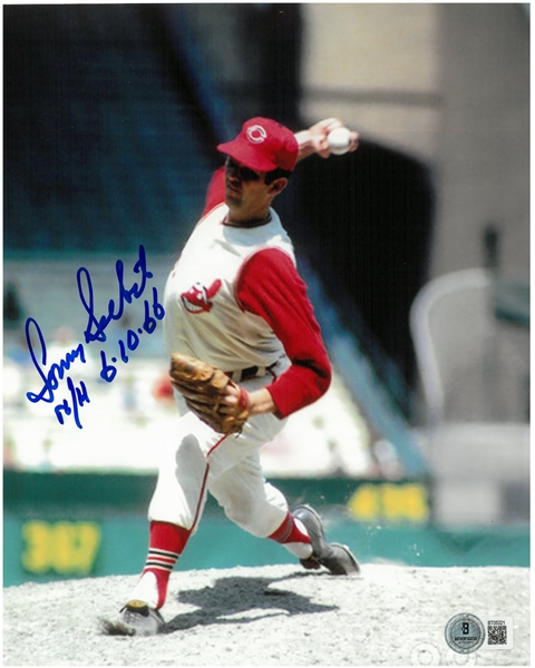 Sonny Siebert Autographed 8x10 w/ No Hitter