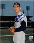 Dave Morehead Autographed 8x10 w/ No Hitter