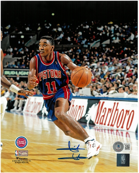 Isiah Thomas Autographed 8x10