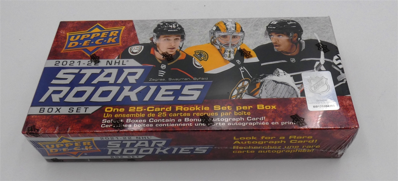 2021-22 Upper Deck Star Rookie Box Set