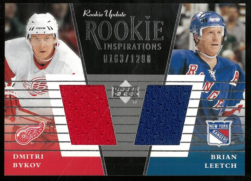 Brian Leech & Dmitri Bykov 2002-03 Upper Deck Rookie Update