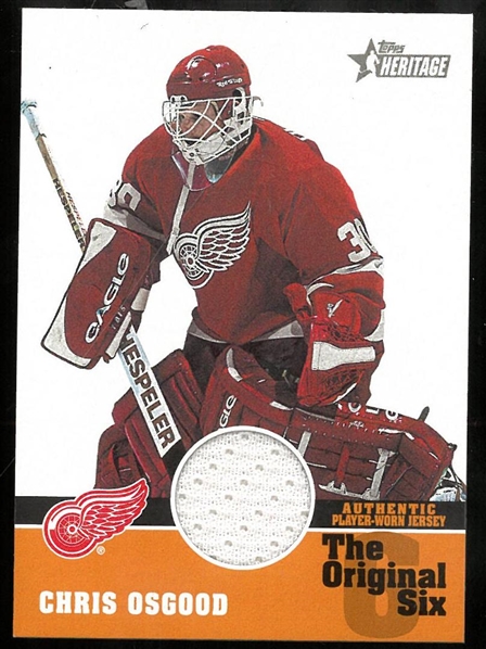 Chris Osgood 2001 Topps Heritage Jersey