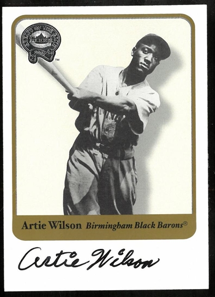 Art Wilson Autographed 2001 Fleer Greats of the Game