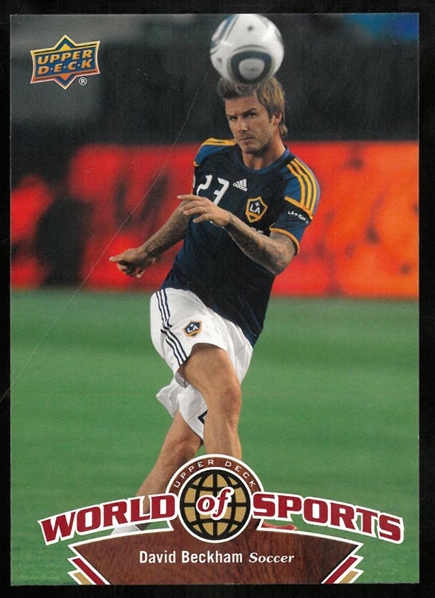 David Beckham 2010 Upper Deck World of Sports