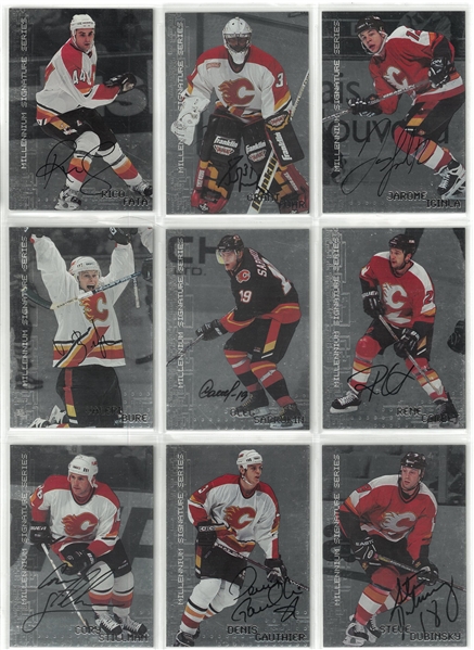 Calgary Flames 1999-00 Be A Player Autographed Lot