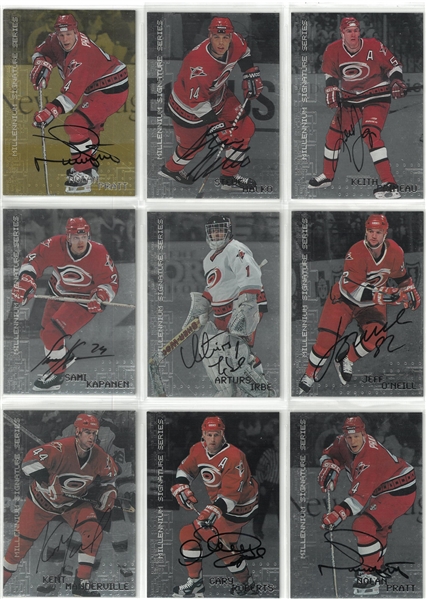 Carolina Hurricanes 1999-00 Be A Player Autographed Lot