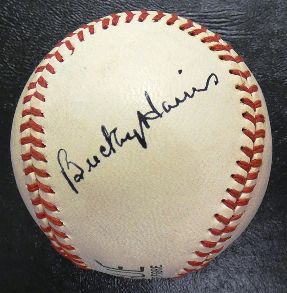 Stanley "Bucky" Harris Autographed Baseball