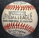 Stanley Bucky Harris Autographed Baseball