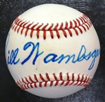 Bill Wambsganss Autographed Baseball (Unassisted Triple Play 1920 WS)