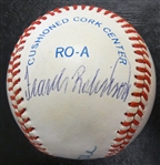 Triple Crown Autographed Baseball (Mantle, Williams, Cabrera, Yaz, Robinson)