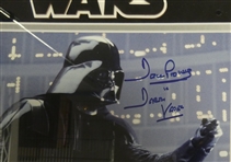 David Prowse & James Earl Jones Autographed Darth Vader Framed Display