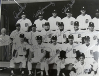 1984 Detroit Tigers Team Signed Framed 16x20 (35 Autos)