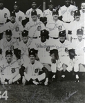 1984 Detroit Tigers Team Signed Framed 16x20 (35 Autos)