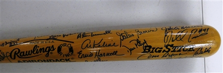 1968 & 1984 Detroit Tigers Signed Bat (56 Autos)