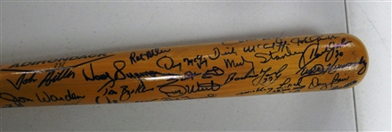 1968 & 1984 Detroit Tigers Signed Bat (56 Autos)