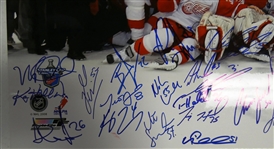 2008 Detroit Red Wings Team Signed 16x20 (27 Autos)