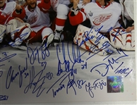 2008 Detroit Red Wings Team Signed 16x20 (27 Autos)