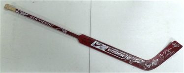 2008 Detroit Red Wings Team Signed Stick (20 Autos)
