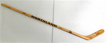 Gordie Howe Autographed Northland Stick w/ Mr. Hockey