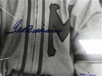 Ted Williams Autographed Framed 16x20 - 1938 Minnesota Millers