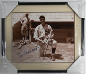 Joe DiMaggio Autographed Framed 11x14
