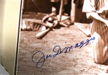 Joe DiMaggio Autographed Framed 11x14