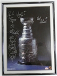 Red Wings 1997 Cup Champions Signed Framed Poster (Pick Up Only)