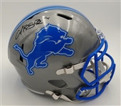 Amon-Ra St. Brown Autographed Detroit Lions Full Size Replica Helmet