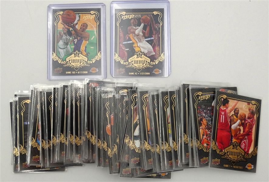 Kobe Bryant 2008-09 Upper Deck MVP Complete Black Border Set #KB1-100
