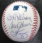 300 Win Club Autographed Baseball (7 Autos)
