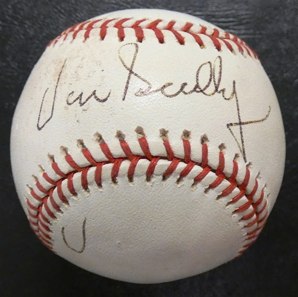 Vin Scully Autographed Baseball