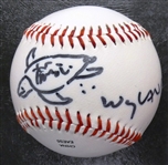 Robert Wyland Autographed Sketched Baseball
