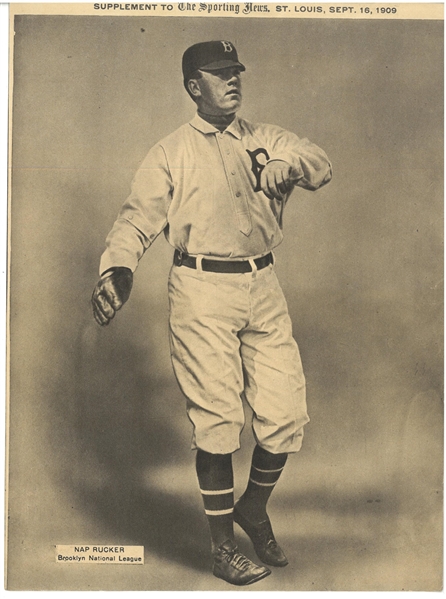 Nap Rucker 1909 Sporting News M101-2 Supplement