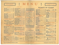 Joe Louis' Spring Hill Farm Restaurant Menu