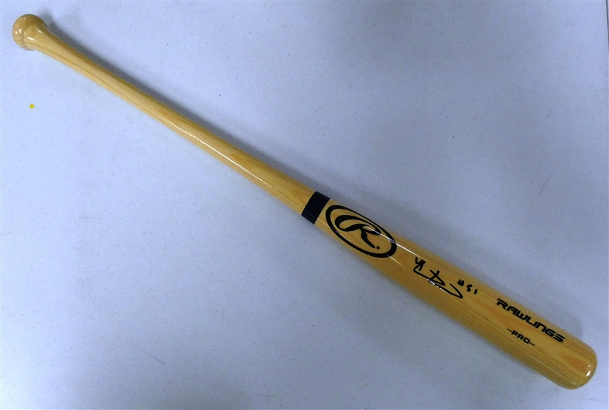 Riley Greene Autographed Bat