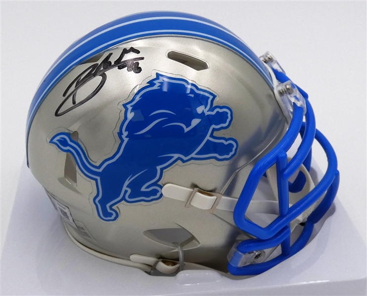 Blake Miller Autographed Detroit Lions Mini Helmet