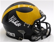 Kyle Whittingham Autographed Michigan Mini Helmet